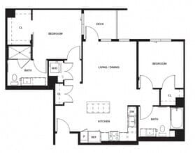 2 x 2 B1 2627 floor plan