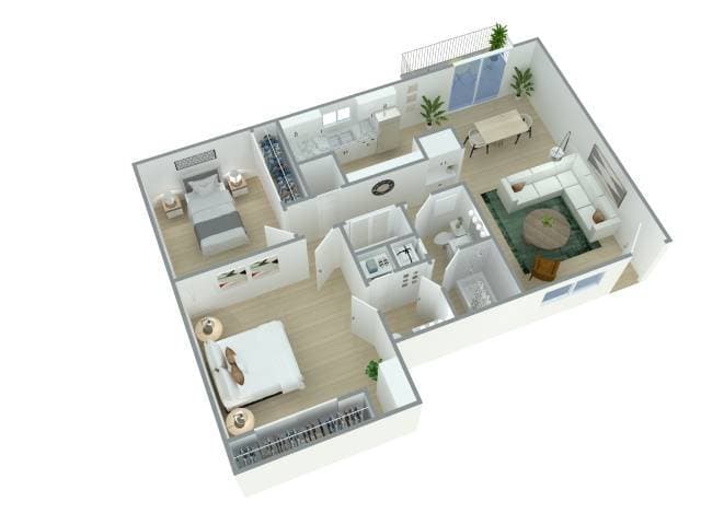 Hacienda B44 floor plan