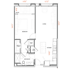 A2 floor plan