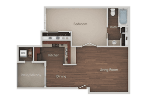1X1 A 360 floor plan