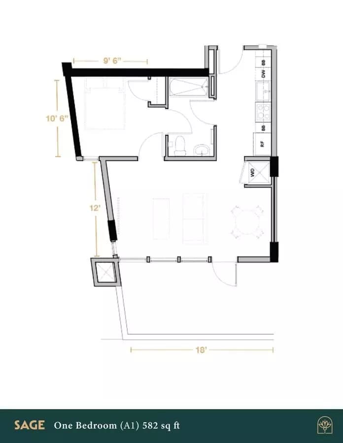 A1 202 floor plan