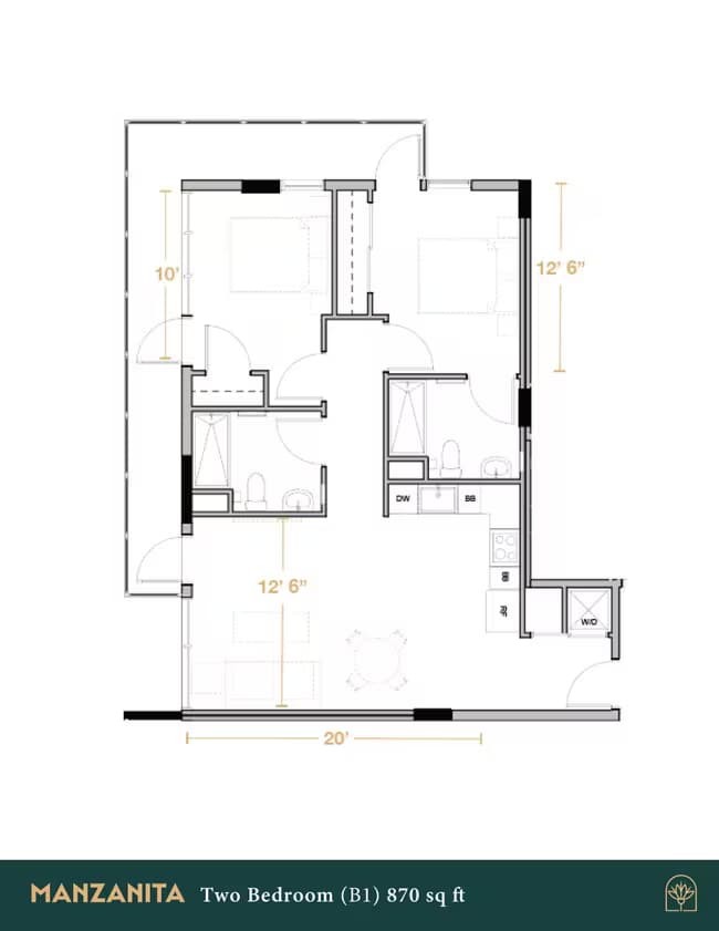 Unit 305 505 floor plan