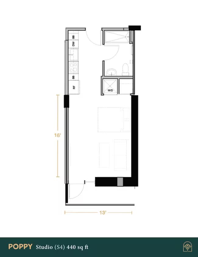 Unit 806 107 floor plan