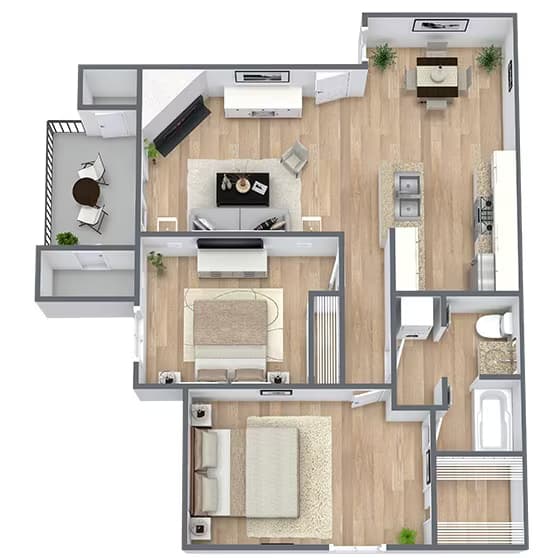 Unit T207 T207 floor plan