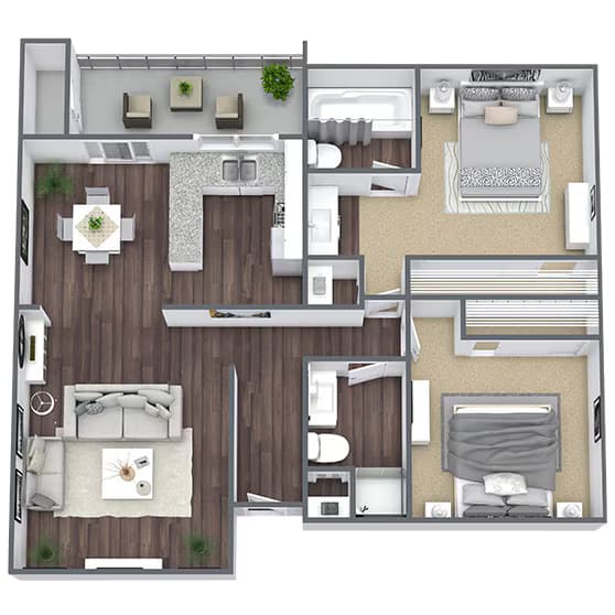 Unit S105 S105 floor plan