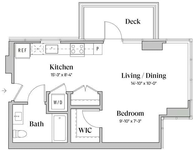 Unit 1719 1719 floor plan