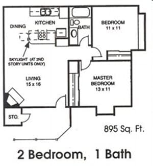 Unit B14 B14 floor plan