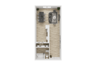Studio D1 301 floor plan