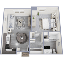 1 Bedroom 247 floor plan