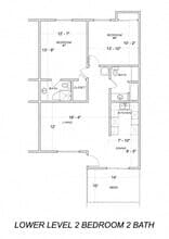 Downstairs floor plan