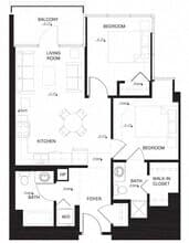 2M w Balcony Renovation 2 N-3404 floor plan