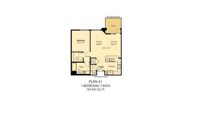 Plan A1 501 floor plan