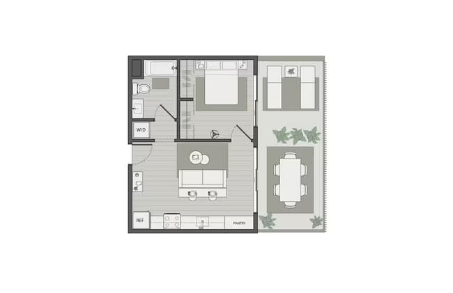 Unit 313 312 floor plan