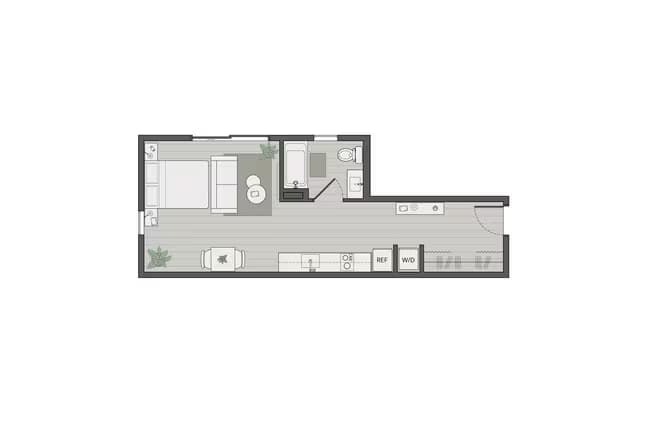 Unit 408 418 floor plan
