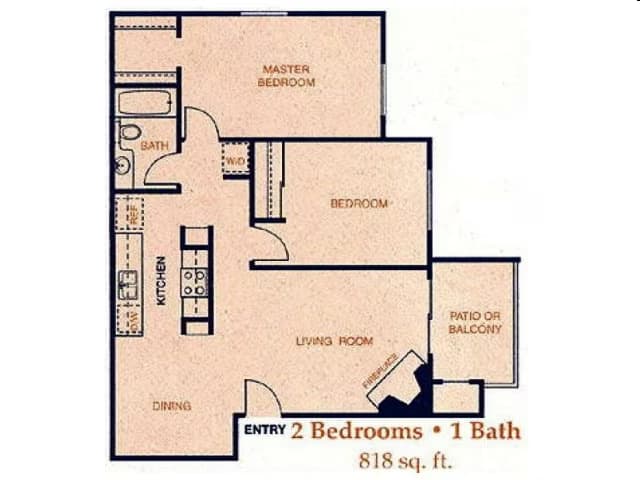 Unit 2875-101 2875-206 floor plan