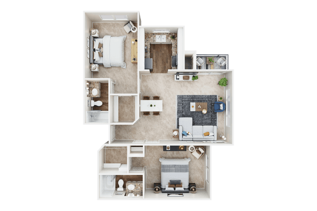 Unit 3333 1429 floor plan