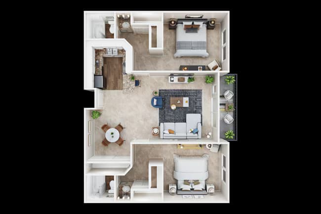 Unit 1309 2309 floor plan