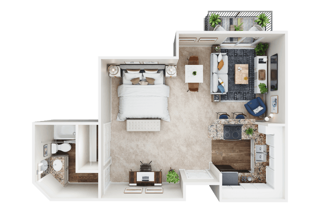 Studio F 3326 floor plan