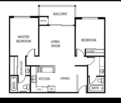 Unit 310 106 floor plan
