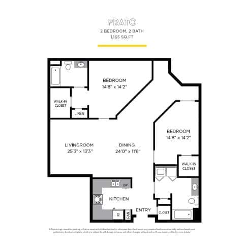 Prato with Mezzanine floor plan