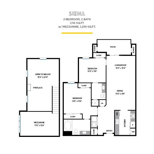 Siena floor plan