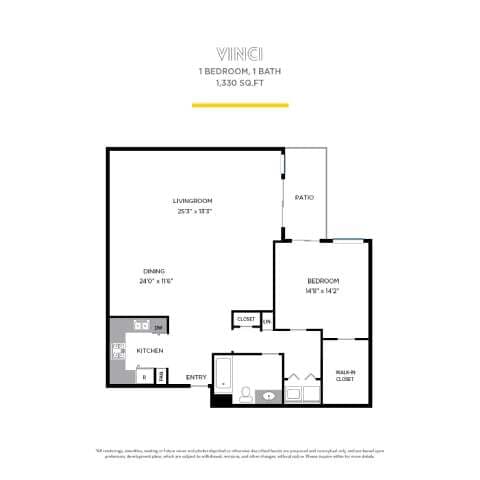 Vinci floor plan