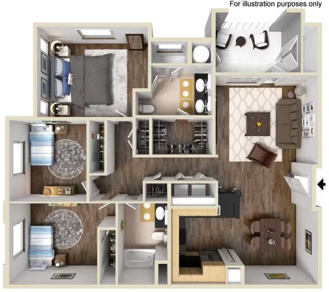 Unit 01-201 01-301 floor plan