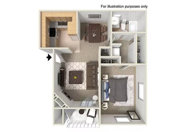 La Paloma 206 floor plan