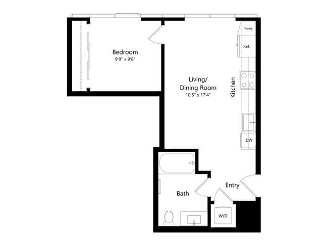 Unit 603 603 floor plan