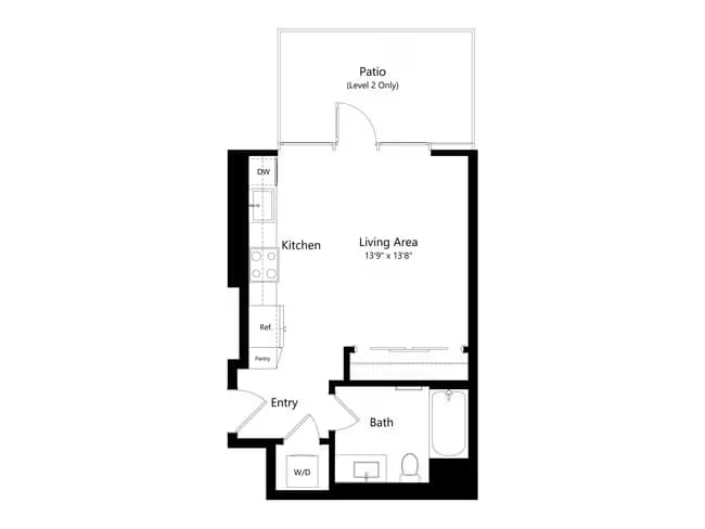 Unit 611 611 floor plan