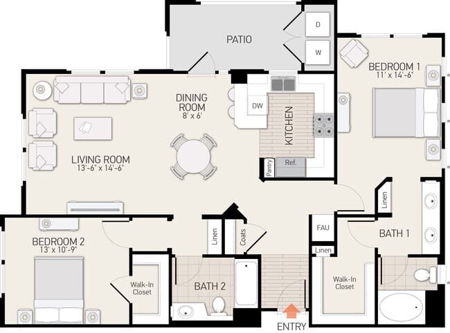 Plan 5 floor plan