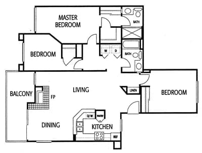 Del Mar 676-1703 floor plan