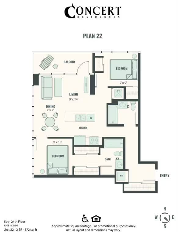 Unit 0708 0708 floor plan