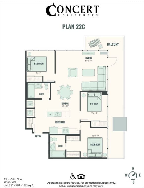 Unit 2505 2505 floor plan