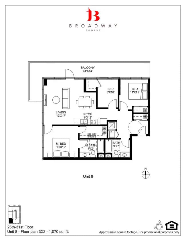 Unit 2508 2508 floor plan