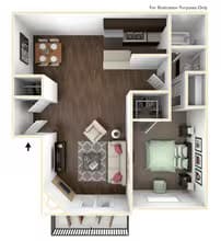 1x1 527 floor plan