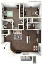 2x2 733 floor plan