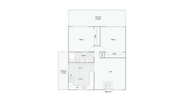 Unit H-68 G-63 floor plan