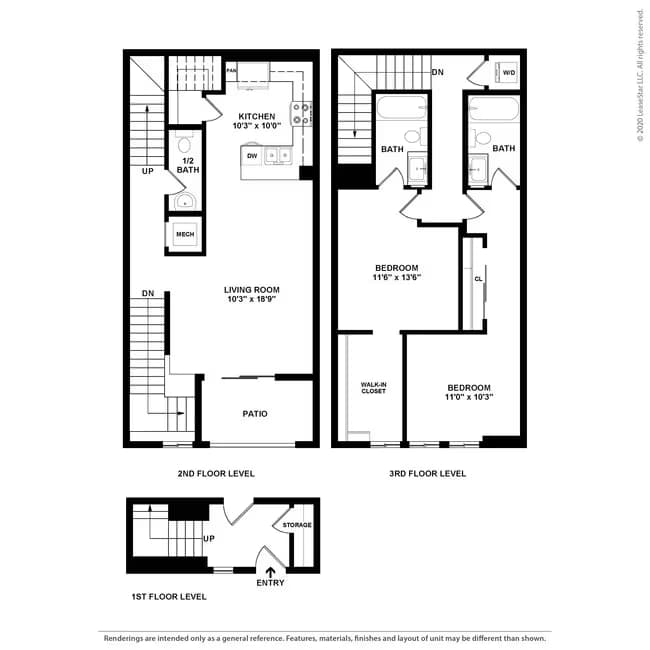 Unit A-3111 C-1116 floor plan
