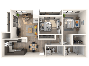 Plan A C104 floor plan