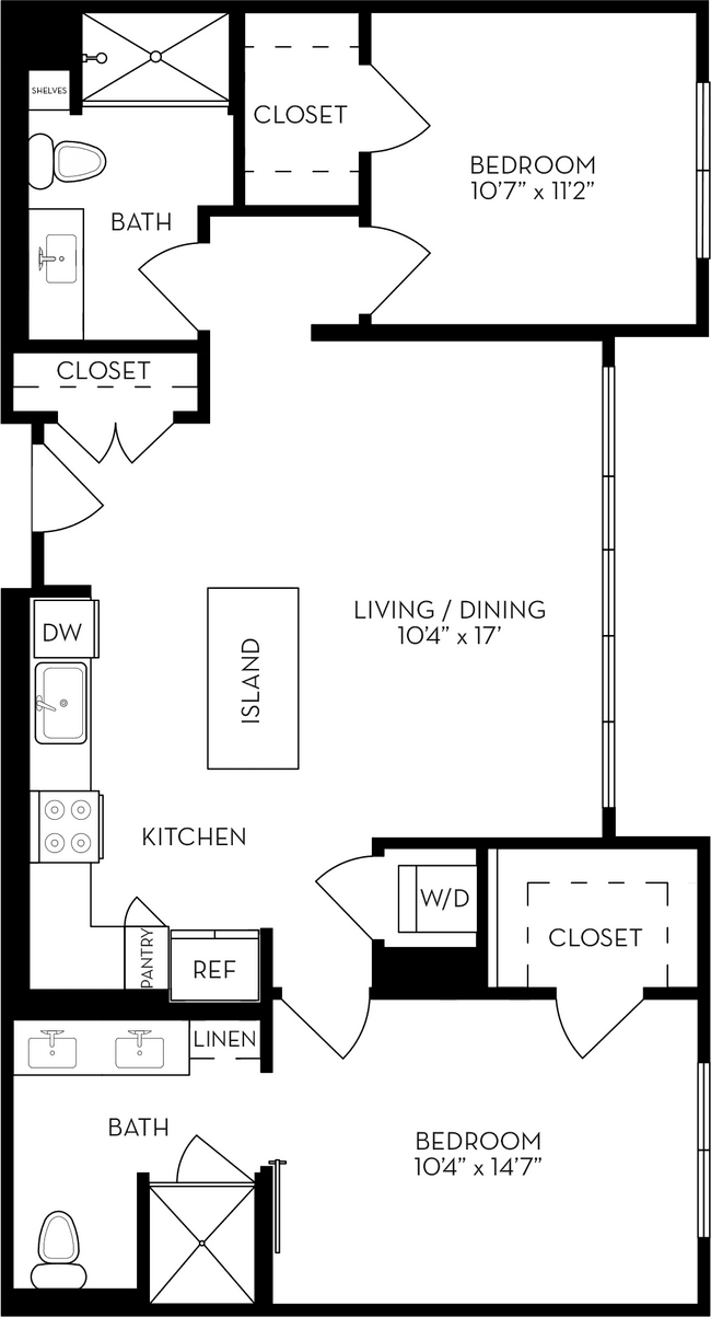 2R 845 floor plan