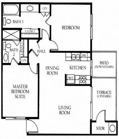 Unit 68-4 76-4 floor plan