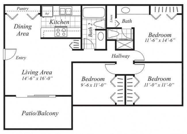 Unit GE915A CM764B floor plan