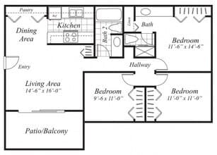 C1 Market Rate GE907D floor plan