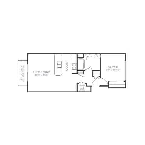 A1 02-409 floor plan