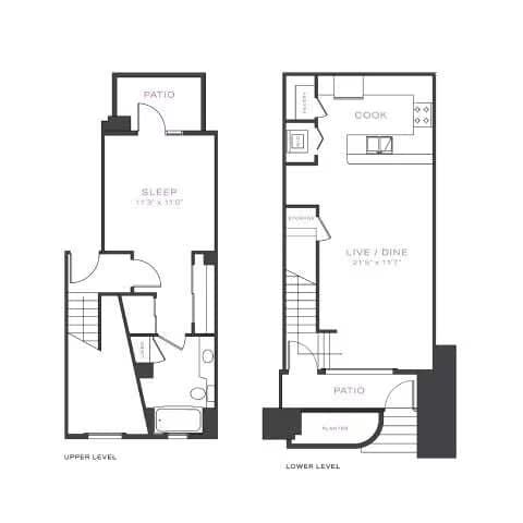 Unit 04-101 04-101 floor plan