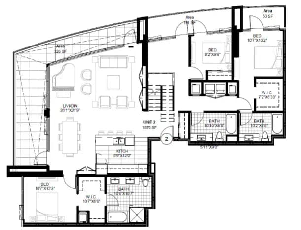 Unit 4402 4402 floor plan
