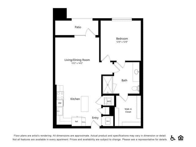 1x1G 254 floor plan