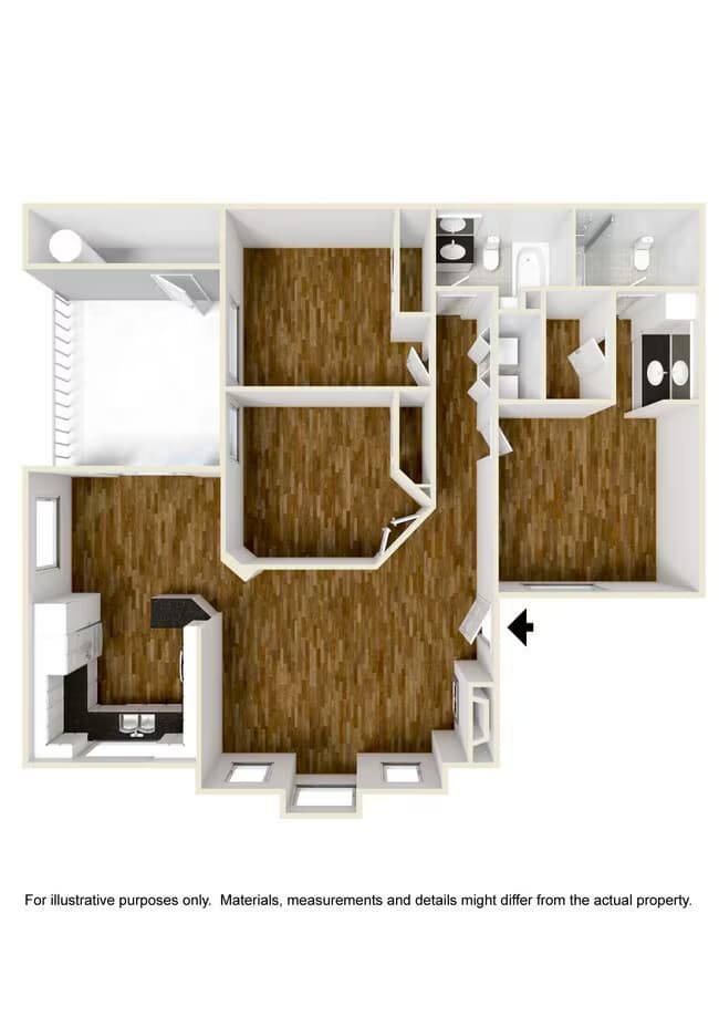 Unit 1138 2137 floor plan