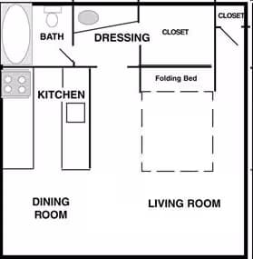 Studio 048 floor plan